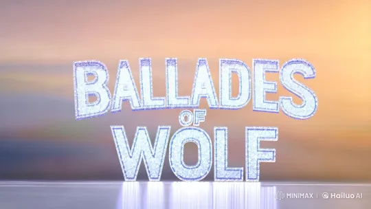 Illuminating Ascension of 'Ballades of Wolf' Text – AI Generated Video | Hailuo AI