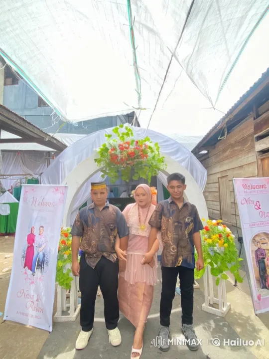 Martial Artists Perform Kung Fu at Vibrant Outdoor Wedding – AI Generated Video | Hailuo AI