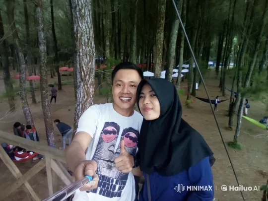 Couple Practices Kung Fu in Wooded Forest Setting – AI Generated Video | Hailuo AI