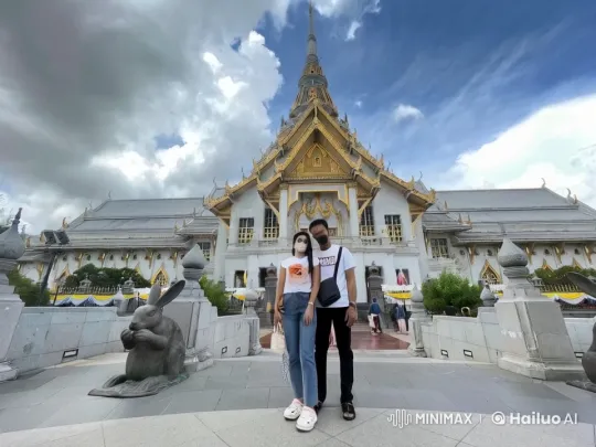 Dynamic Kung Fu Battle at Grand Temple – AI Generated Video | Hailuo AI