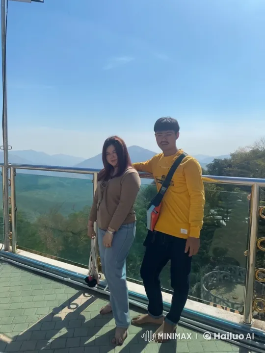 Energetic Martial Arts Fight on Scenic Mountain Deck – AI Generated Video | Hailuo AI