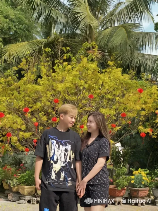 Kung Fu Duel in a Lush Garden Setting – AI Generated Video | Hailuo AI