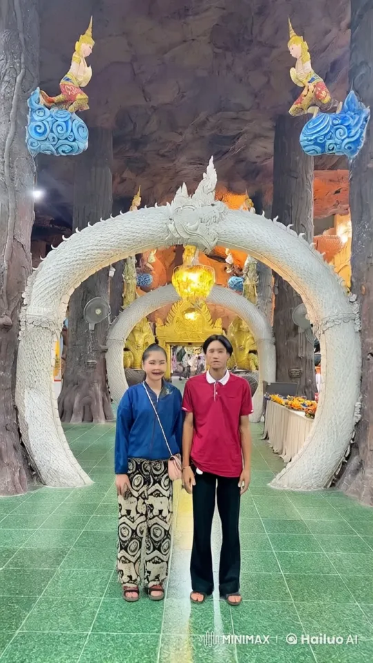 Kungfu Display in Ornate Temple Setting – AI Generated Video | Hailuo AI