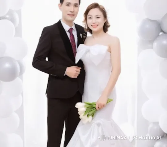 Wedding Attire Kung Fu Performance – AI Generated Video | Hailuo AI