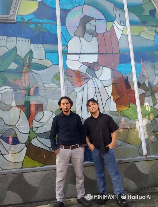 Kungfu Masters Perform in Front of Stained-Glass Mural – AI Generated Video | Hailuo AI