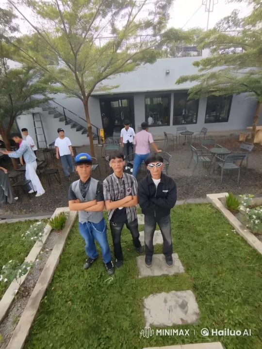 Young Men Perform Dynamic Kung Fu in Courtyard – AI Generated Video | Hailuo AI