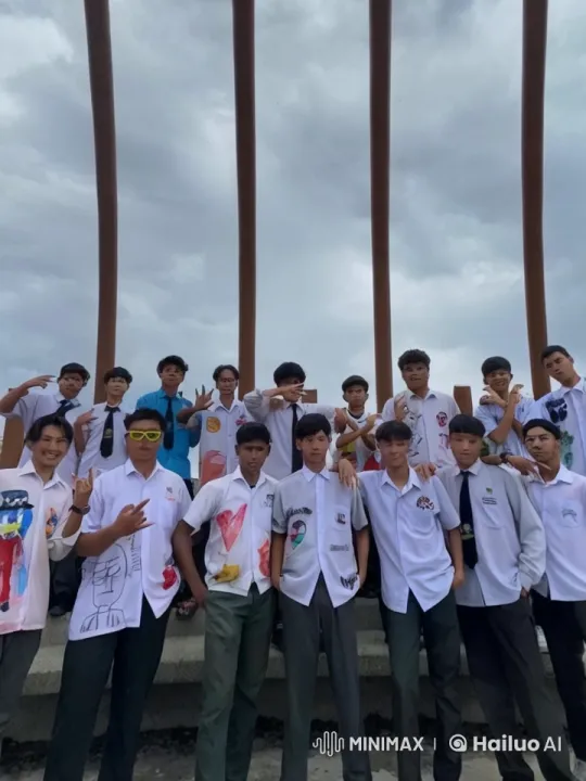 Students Display Martial Arts Skills on Cloudy Day – AI Generated Video | Hailuo AI
