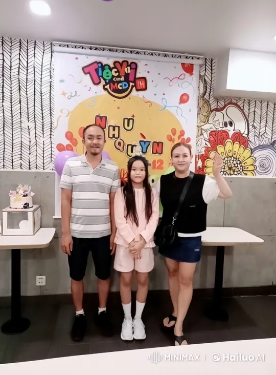 Family Celebrates Birthday at Colorful MCD Event – AI Generated Video | Hailuo AI