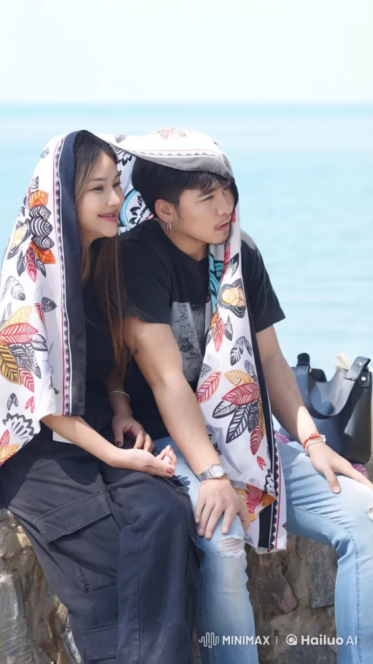 Couple Practicing Kung Fu by the Sea – AI Generated Video | Hailuo AI