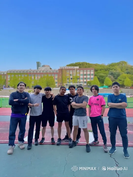 Young Men Perform Impressive Kungfu Techniques on Sports Track – AI Generated Video | Hailuo AI