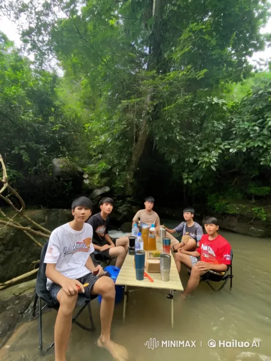 Martial Arts Battle in a Lush Forest Stream – AI Generated Video | Hailuo AI
