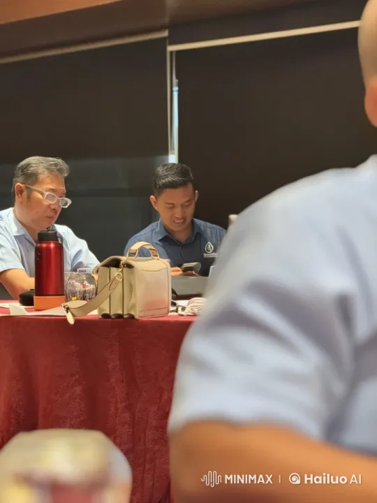 Kung Fu Exchange in Conference Room Setting – AI Generated Video | Hailuo AI