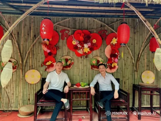 Traditional Bamboo Setting: Men Engage in Energetic Kung Fu Fight – AI Generated Video | Hailuo AI