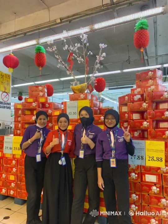 Employees Perform Kung Fu Routine at Chinese New Year Display – AI Generated Video | Hailuo AI