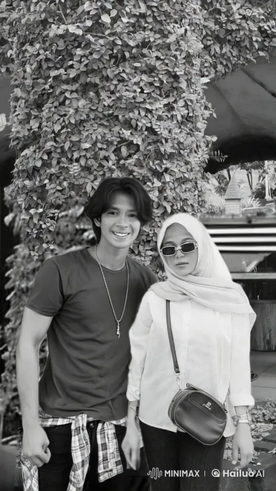 Couple Embraces in Serene Leafy Setting – AI Generated Video | Hailuo AI