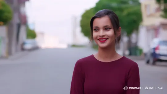 Romantic Embrace in Serene Urban Setting – AI Generated Video | Hailuo AI