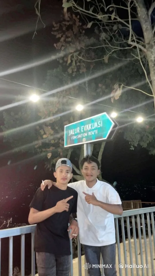 Nighttime Kungfu Display Under Evacuation Sign – AI Generated Video | Hailuo AI