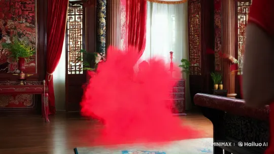Traditional Chinese Room: Elegance Meets Demonic Possession – AI Generated Video | Hailuo AI