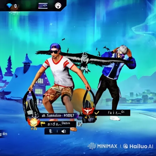 Aurora-Lit Village: Dynamic Kung Fu Showdown – AI Generated Video | Hailuo AI