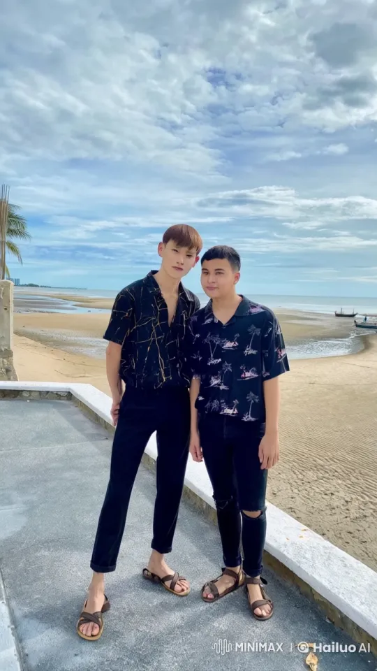 Young Men Practicing Kung Fu on Beach Promenade – AI Generated Video | Hailuo AI