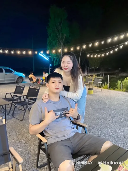 Night-time martial arts display in illuminated outdoor setting – AI Generated Video | Hailuo AI