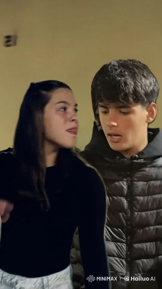 Boy Kisses Girl in Intimate, Dimly Lit Moment – AI Generated Video | Hailuo AI