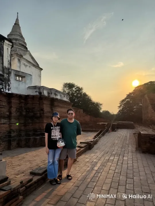 Ancient Setting: Modern Martial Arts Display – AI Generated Video | Hailuo AI