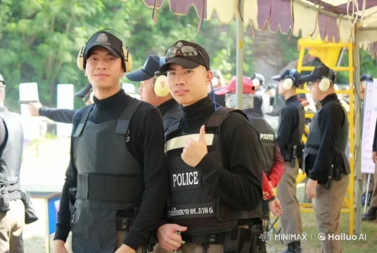 Police Officers Demonstrating Advanced Tactical Training – AI Generated Video | Hailuo AI