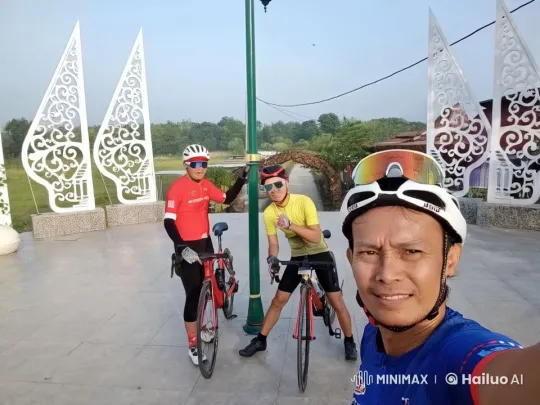 Cyclists Practice Kungfu in Serene Outdoor Setting – AI Generated Video | Hailuo AI