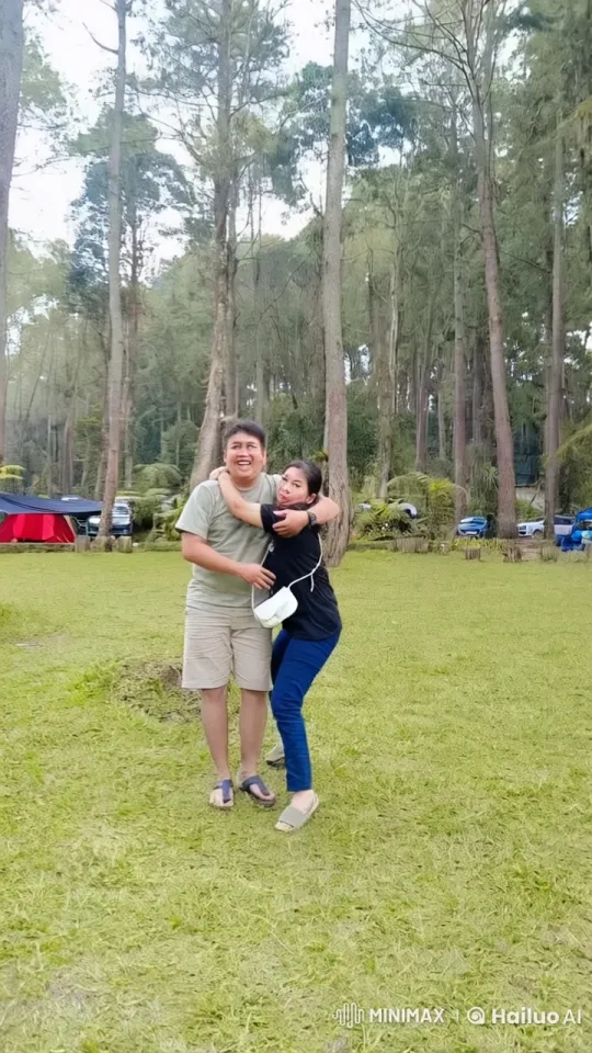 Kungfu Practitioners' Playful Sparring in Forest Clearing – AI Generated Video | Hailuo AI