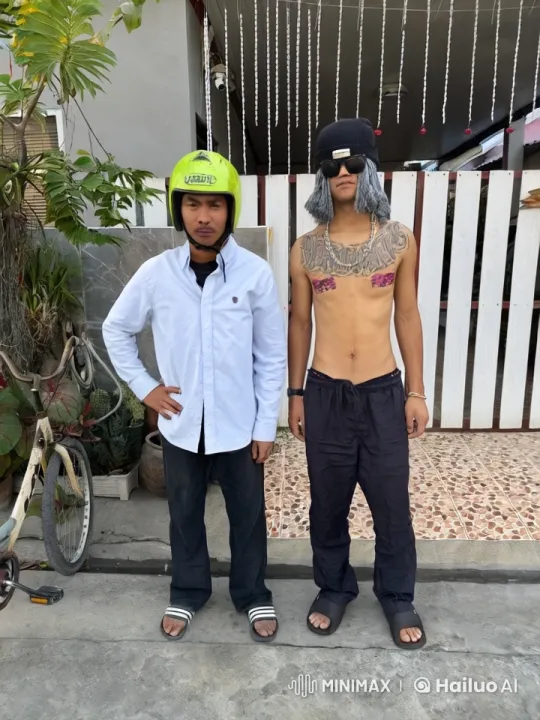 Martial Arts Duel in Front of Picket Fence – AI Generated Video | Hailuo AI