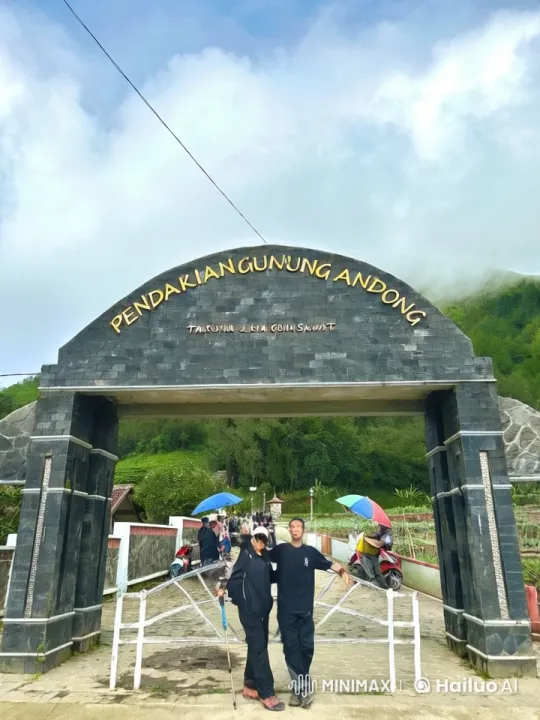 Traditional Kungfu Display at Gunung Andong's Stone Gate – AI Generated Video | Hailuo AI