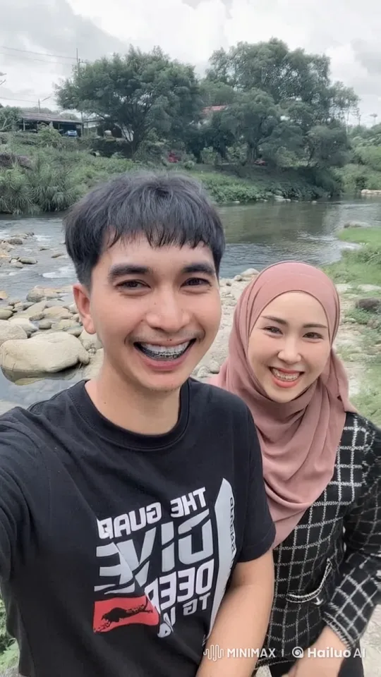 Young Couple Practicing Martial Arts by River – AI Generated Video | Hailuo AI
