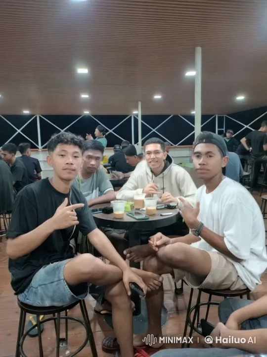 Friends Practicing Kungfu Moves in Café – AI Generated Video | Hailuo AI