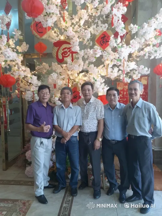 Five Men Perform Synchronized Kungfu in Festive Setting – AI Generated Video | Hailuo AI
