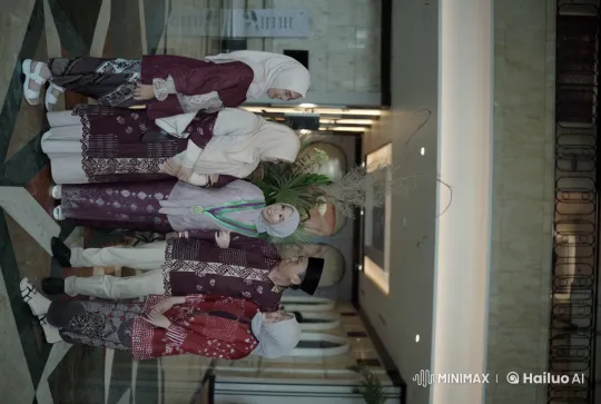 Traditional Attire and Kungfu Display in Hotel Lobby – AI Generated Video | Hailuo AI