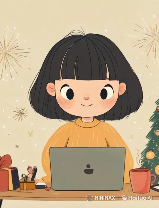 Young Girl Celebrates Amid Festivities, then Charts Financials Indoors, and Boy Journeys Outdoors – AI Generated Video | Hailuo AI