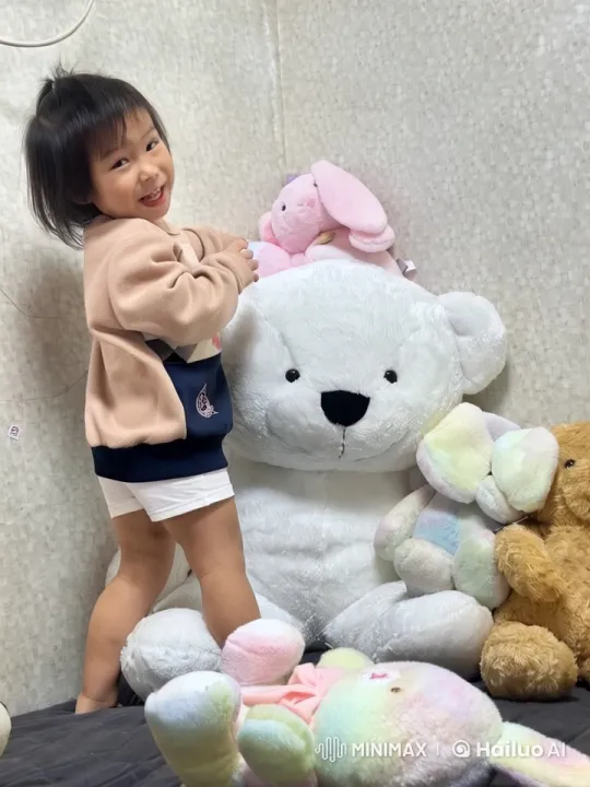 Child Enacts Superhero Adventure with Stuffed Animals – AI Generated Video | Hailuo AI