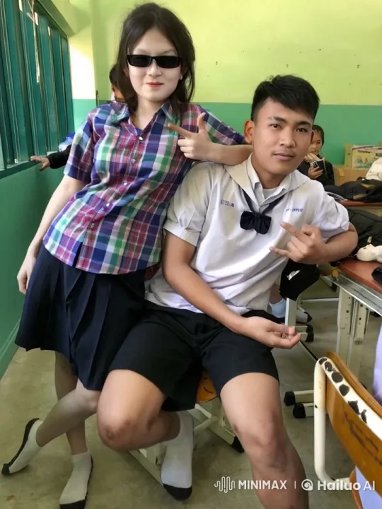 Martial Arts Showdown in Classroom Setting – AI Generated Video | Hailuo AI