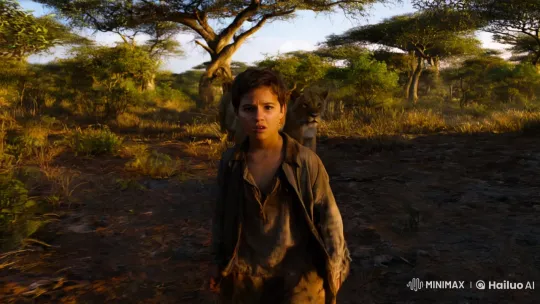 Boy and Lionesses Form Unexpected Bond in Nature – AI Generated Video | Hailuo AI