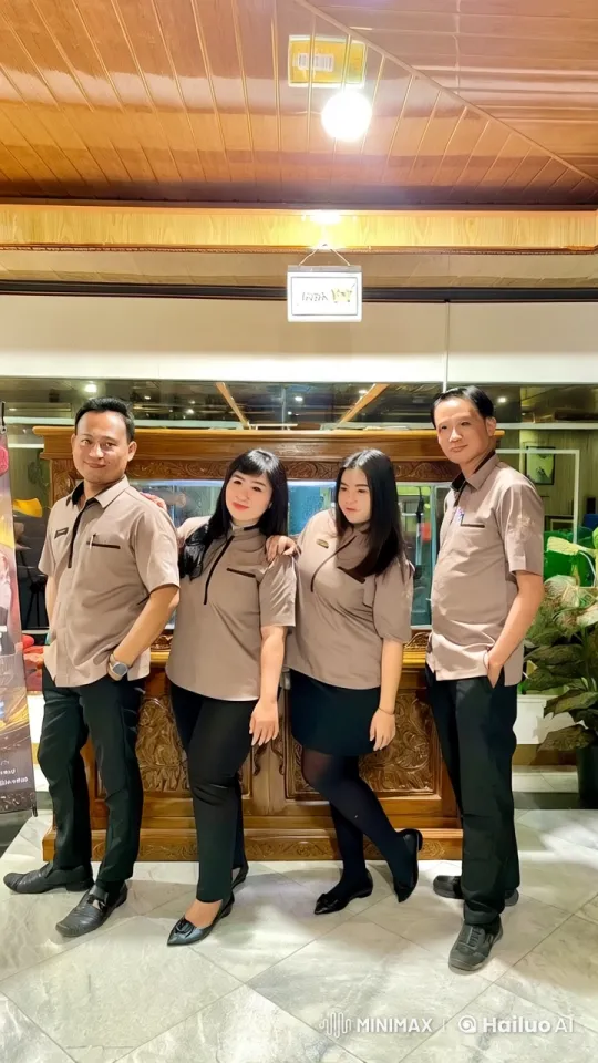 Uniformed Group Showcases Martial Arts in Elegant Interior – AI Generated Video | Hailuo AI