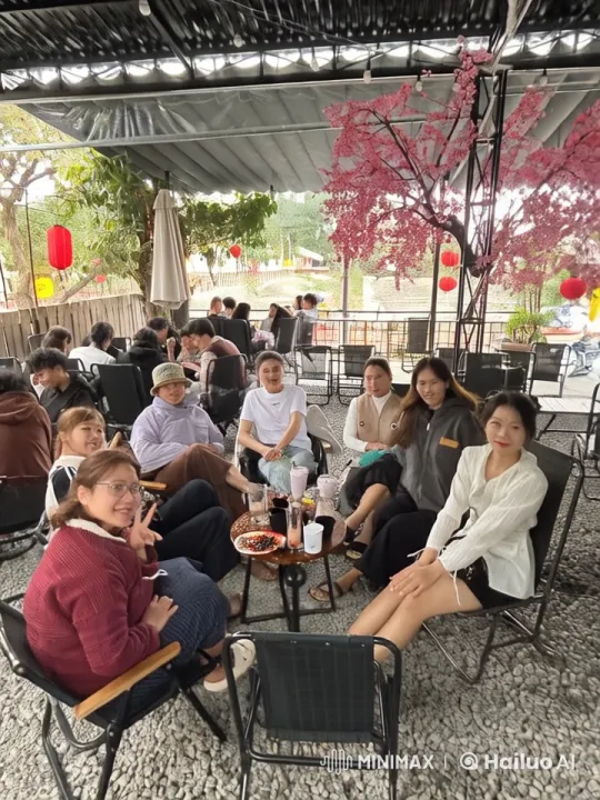 Outdoor Café Transforms into Kung Fu Battle Arena – AI Generated Video | Hailuo AI