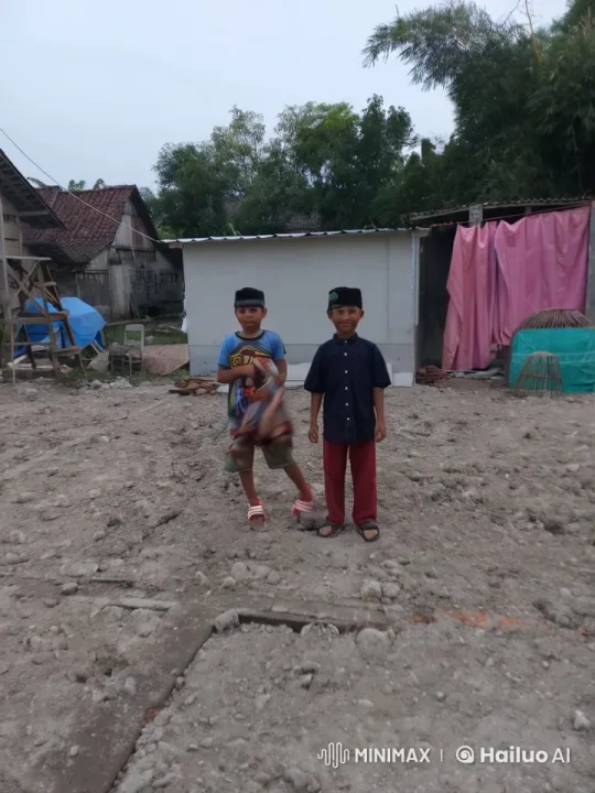 Boys Display Energetic Kung Fu in Rustic Outdoor Setting – AI Generated Video | Hailuo AI
