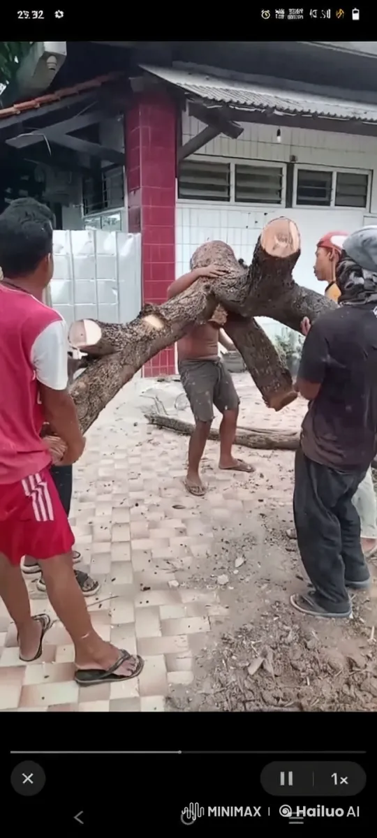 Shirtless Men Display Martial Arts Skills Around Tree – AI Generated Video | Hailuo AI