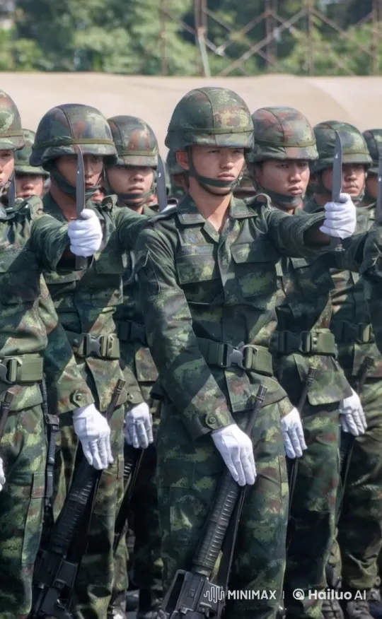 Soldiers Perform Synchronized Martial Arts Display – AI Generated Video | Hailuo AI