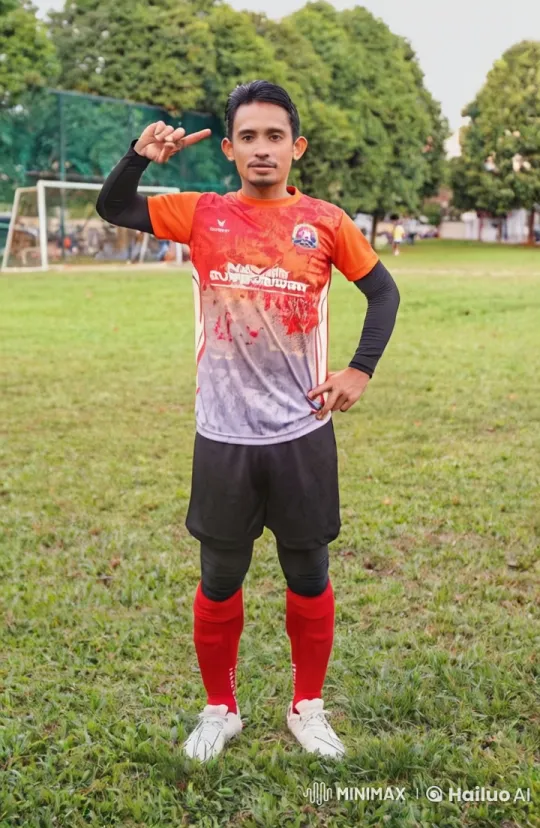 Footballer Showcases Skills of Messi, Ronaldo, Mbappe – AI Generated Video | Hailuo AI