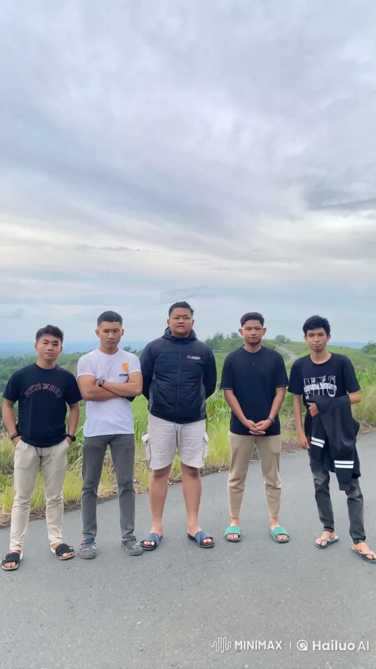 Five Young Men Showcase Impressive Kung Fu Skills in Scenic Setting – AI Generated Video | Hailuo AI