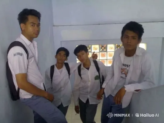 High School Students Practicing Kung Fu in Stairwell – AI Generated Video | Hailuo AI