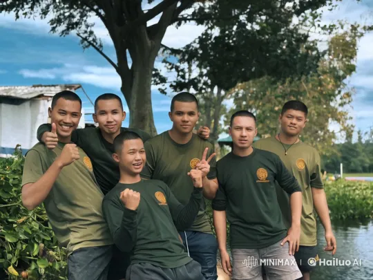 Friends Display Martial Arts Skills in Peaceful Setting – AI Generated Video | Hailuo AI