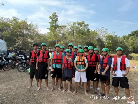 Young Martial Artists Showcase Skills in Outdoor Adventure Setting – AI Generated Video | Hailuo AI